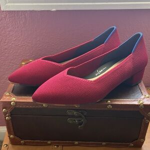 Rothy's Red and Blue Women's Flats